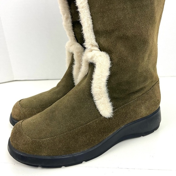 Aerosoles Squished Suede Leather Boots - Size 8 - Picture 3 of 14